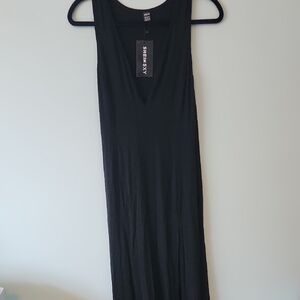 Sexy Fitted Plunge Sleeveless Dress